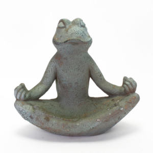 Deko-Figur Yoga Frosch