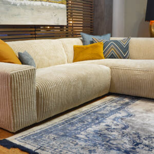 Eck-Sofa Veneto Breitcord